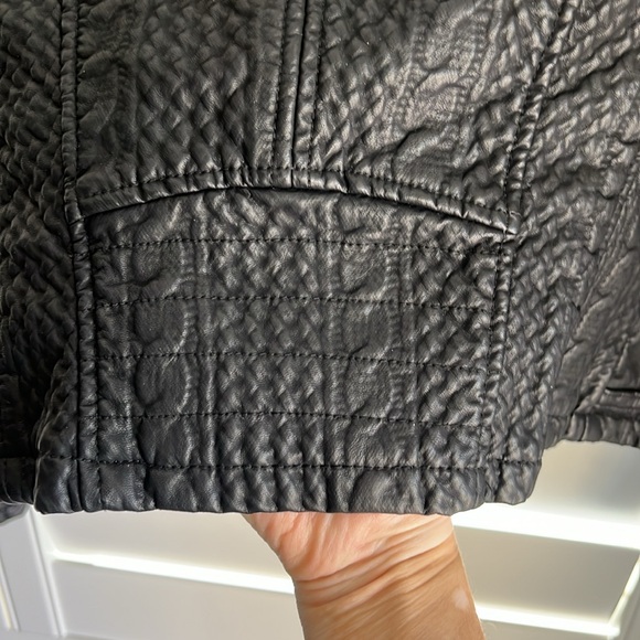 Blanc Noir black distressed look jacket - Picture 8 of 11